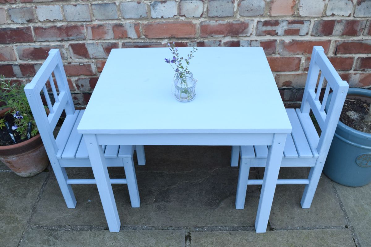 An Ikea Sulva (like a Latt) table painted in Annie Sloan Chalk Paint