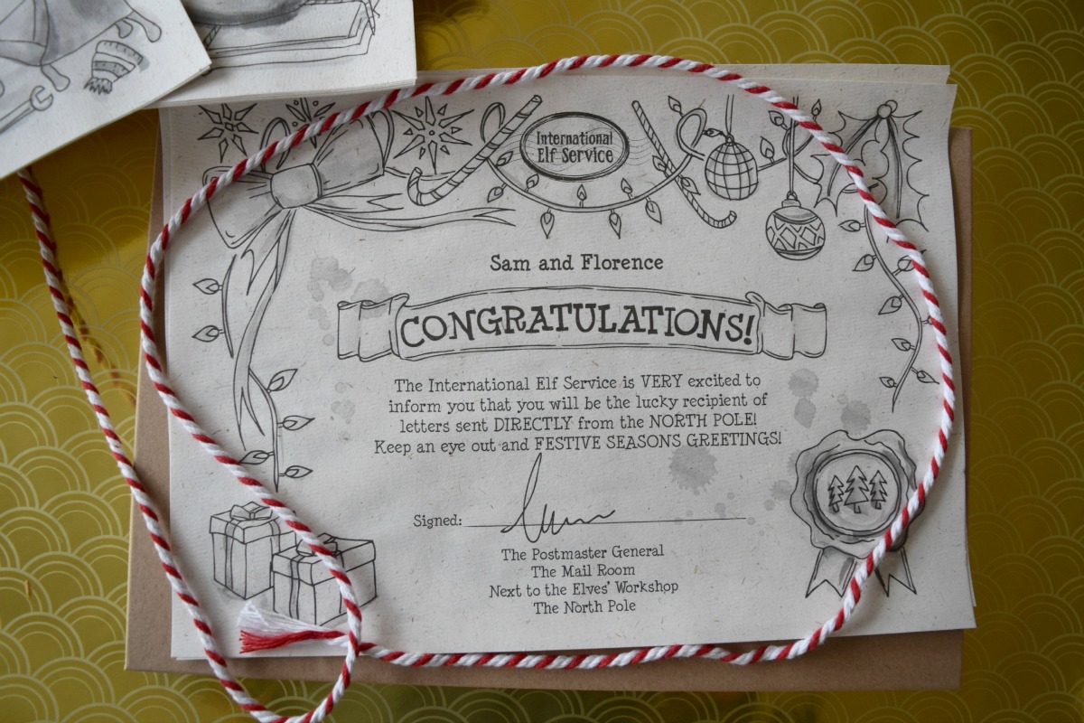 International Elf Service certificate