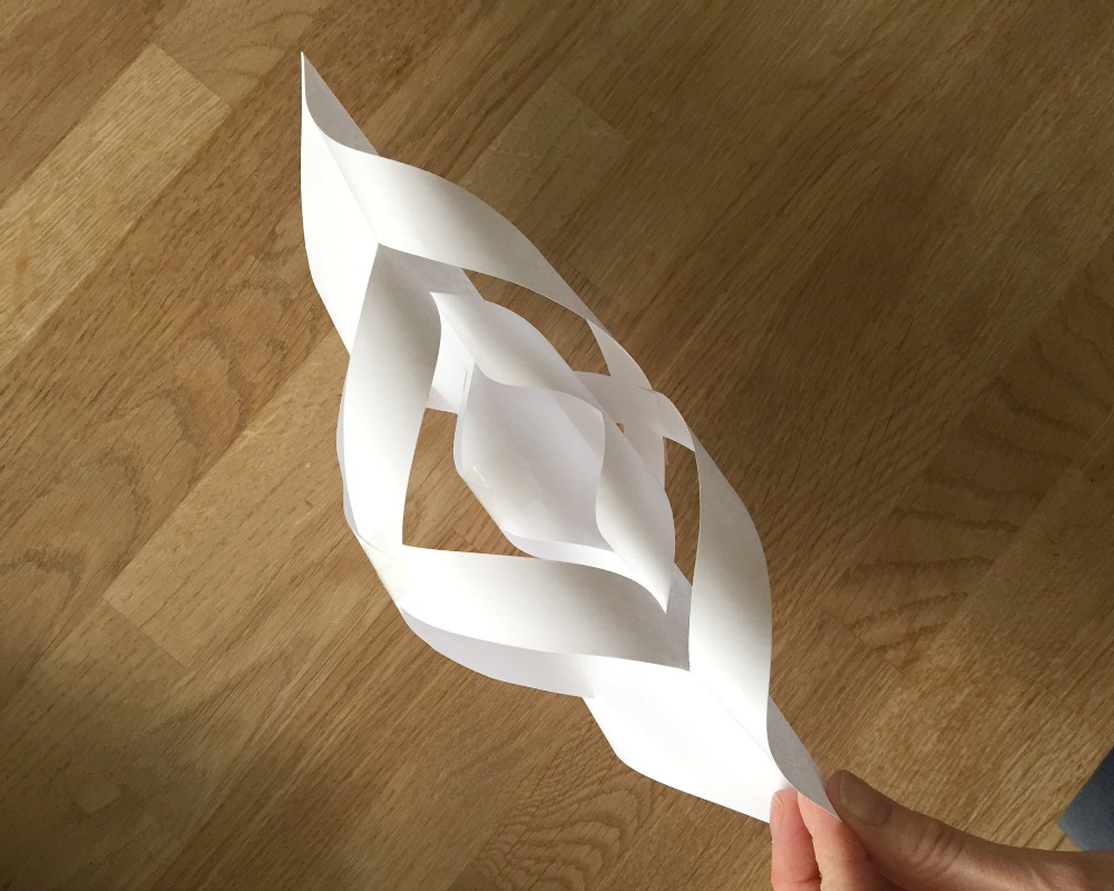 Paper snowflake making