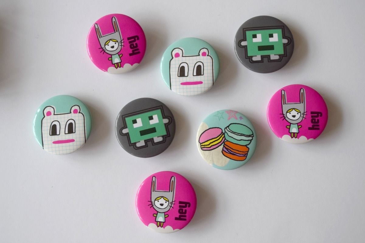 Badges from Paperchase http://rainbeaubelle.com