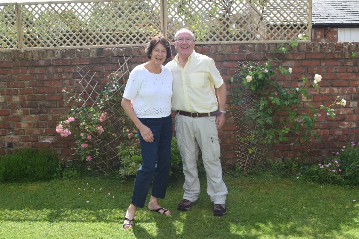 Mum and Dad in July