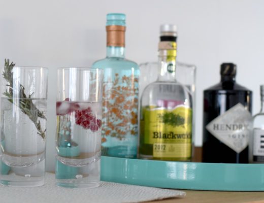 Glasses for gin with Darlington high balls