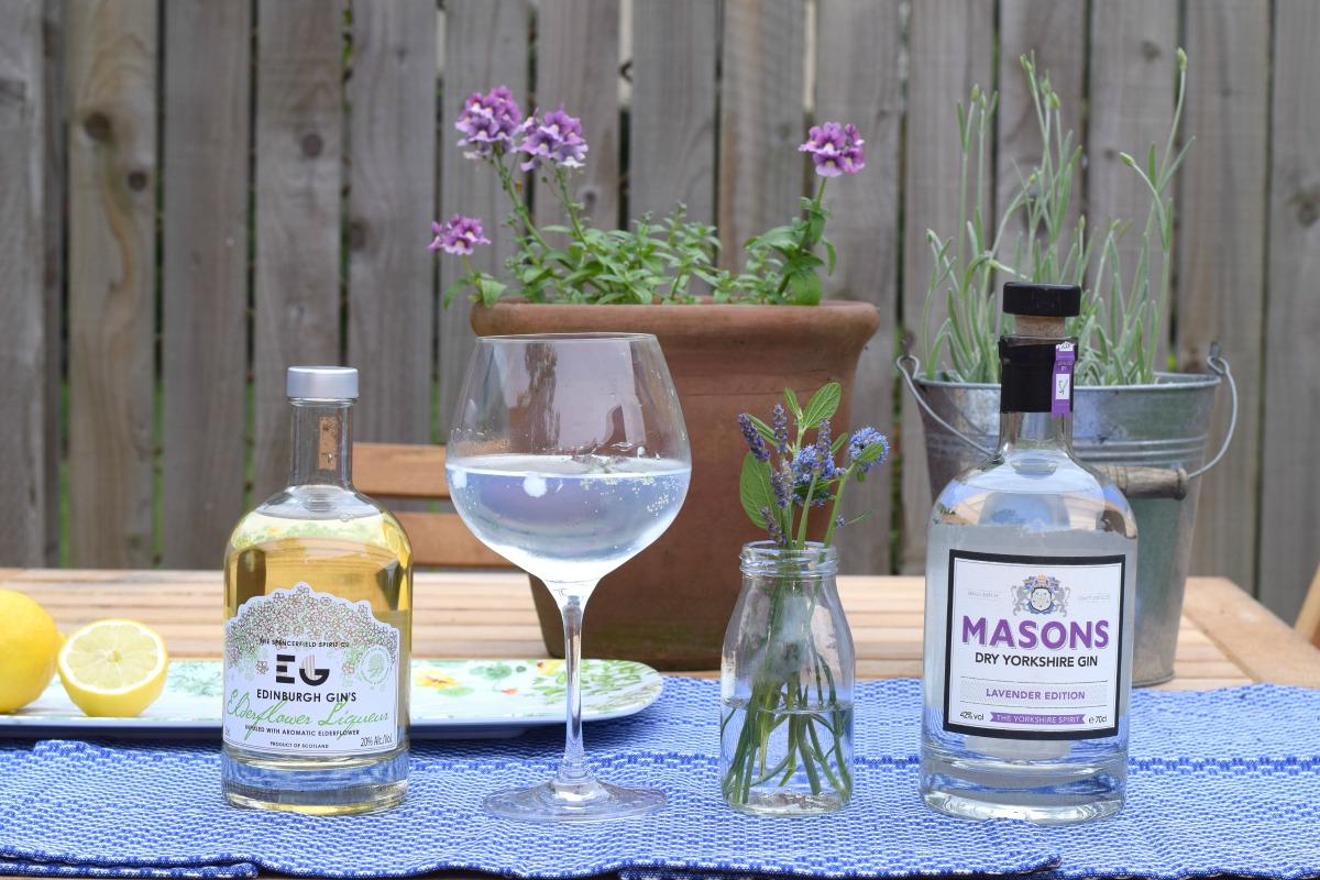 Mason's and elderflower gin 
