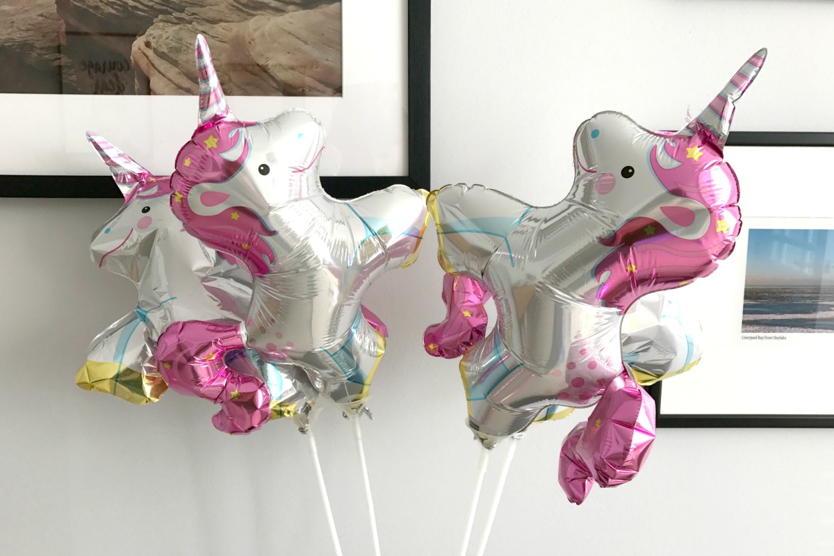 Unicorn balloons