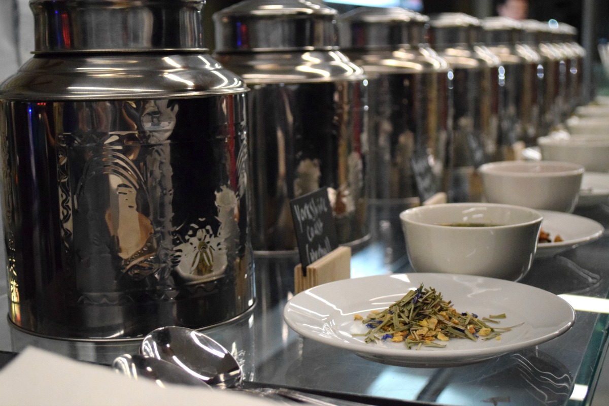 Selection of teas at the Hepworth Cafe House of Koko