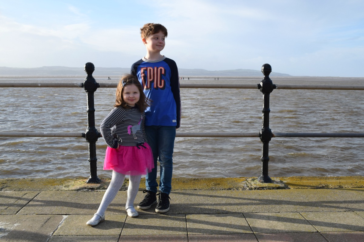 Sam and Flo in West Kirby